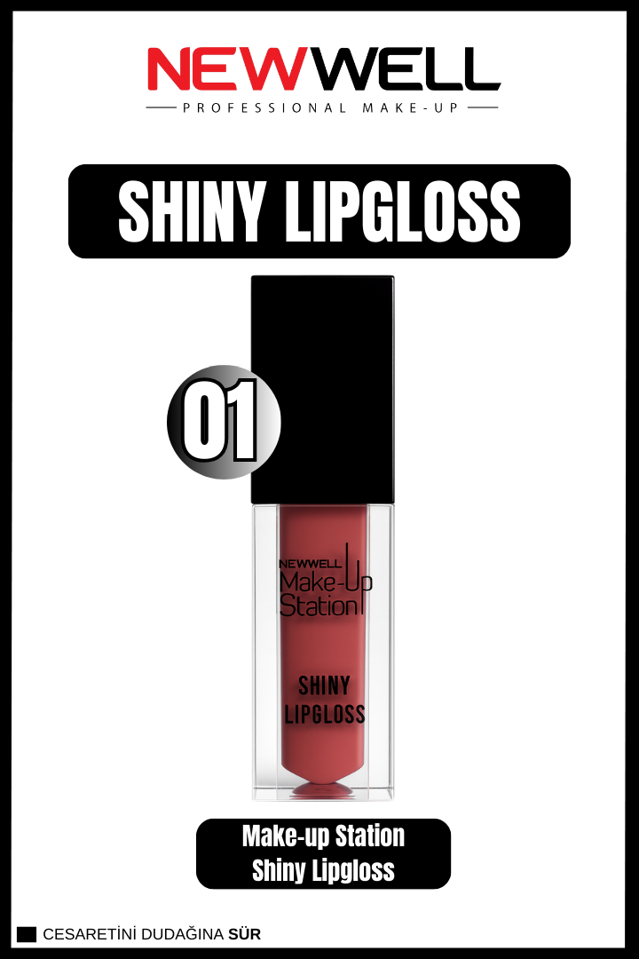 Newwell Make-up Station Shiny Lıpgloss 01