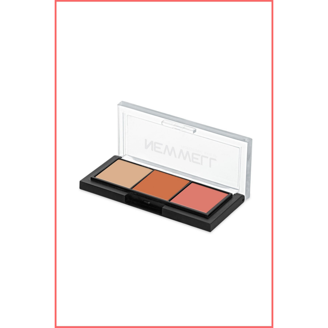 Newwell Porcelain Make Up 3lü Far Paleti No01