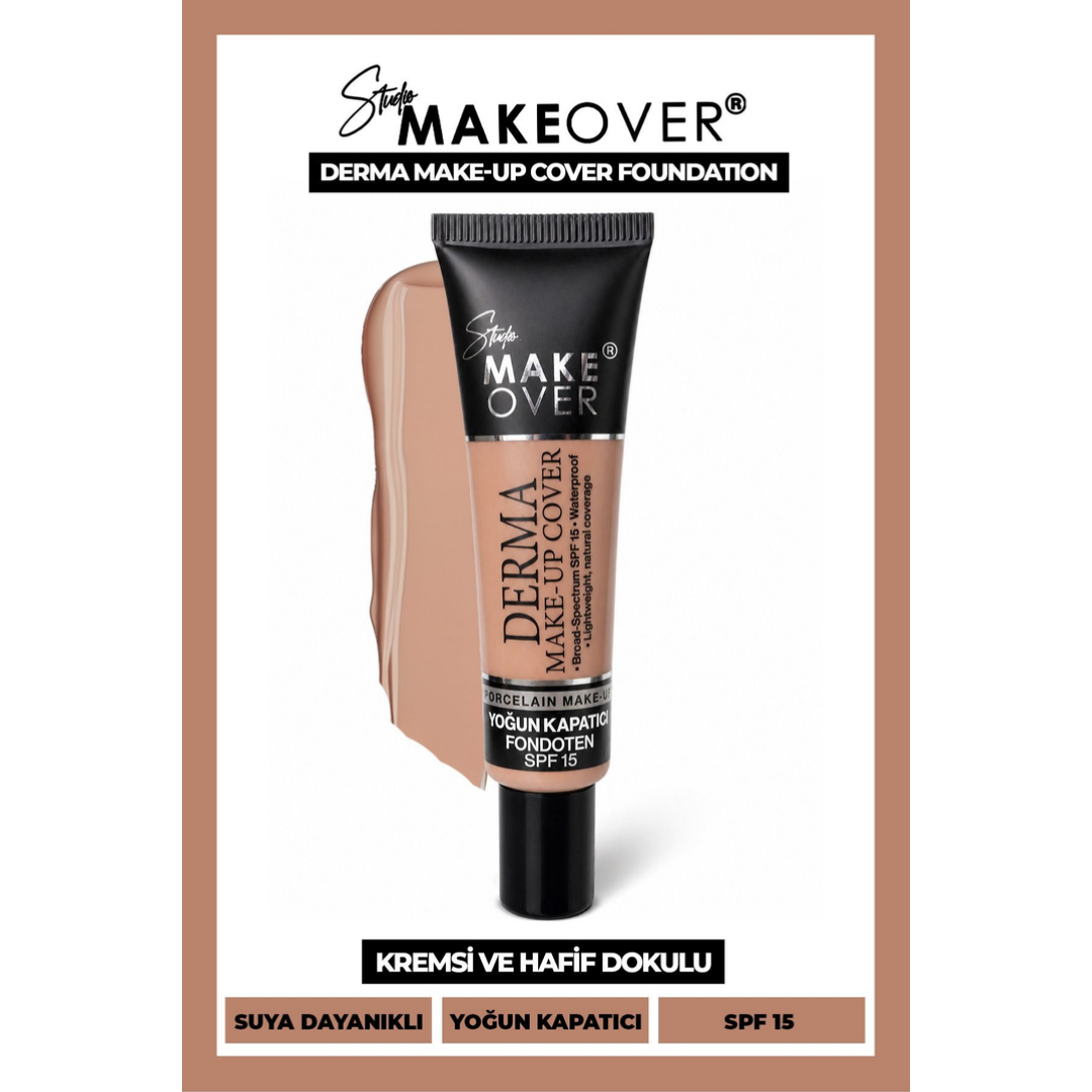 Newwell Studio MakeOver Derma Make-Up Cover Foundation Yoğun Kapatıcı Fondöten 04 40 ML