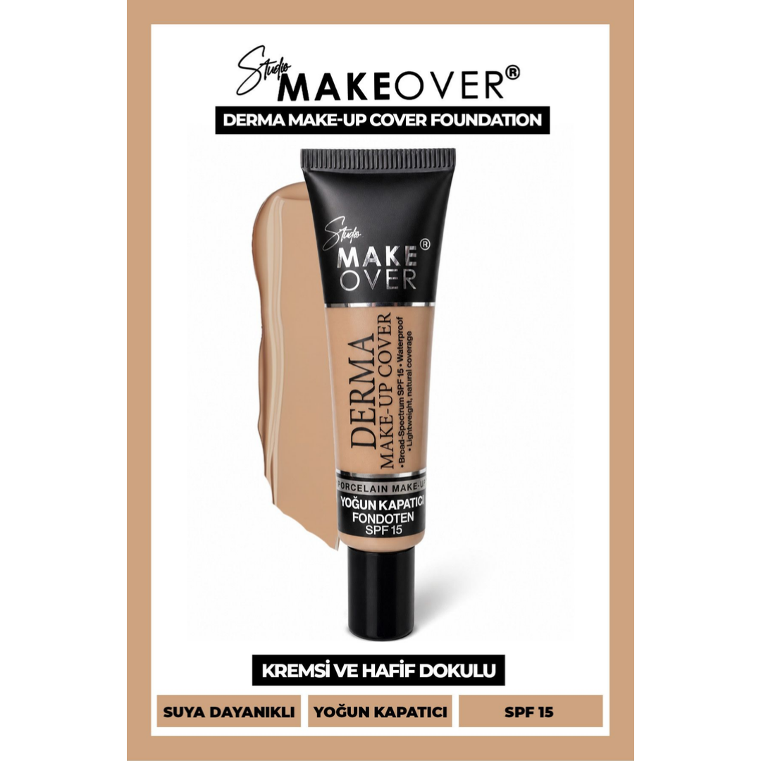 Newwell Studio MakeOver Derma Make-Up Cover Foundation Yoğun Kapatıcı Fondöten 03 40 ML