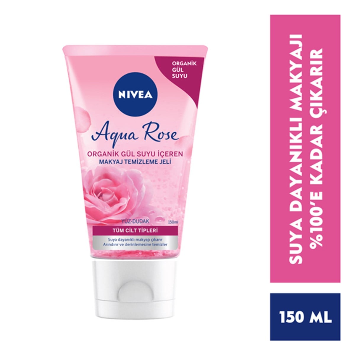 Nivea Aqua Rose Makyaj Temizleme Jeli 200 ml