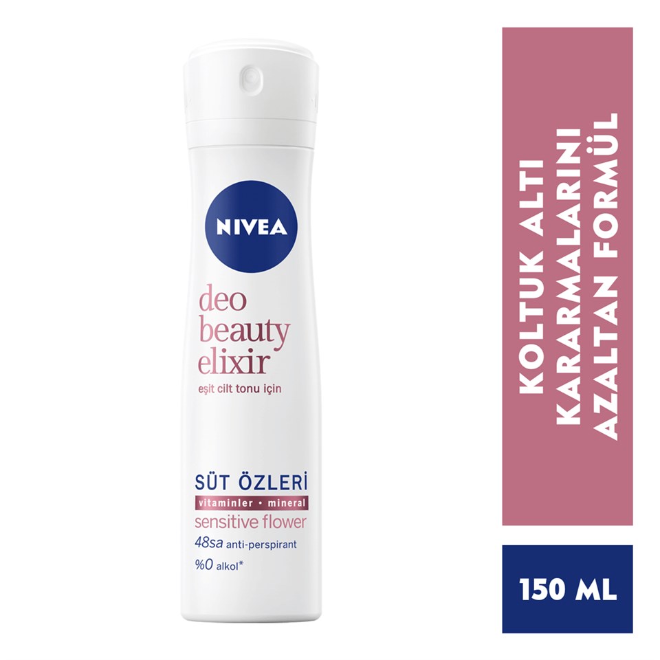 Nivea Beauty Elixir Sensitive Kadın Deodorant 150 ml