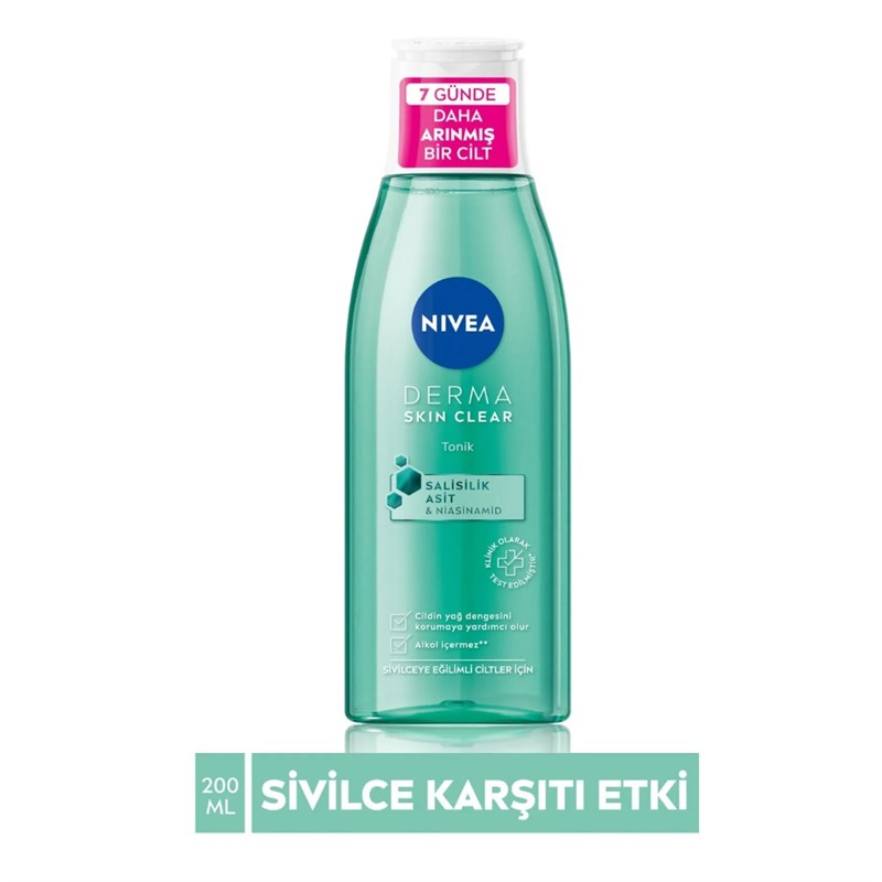 Nivea Derma Skin Clear Sivilce Karşıtı Tonik 200ml
