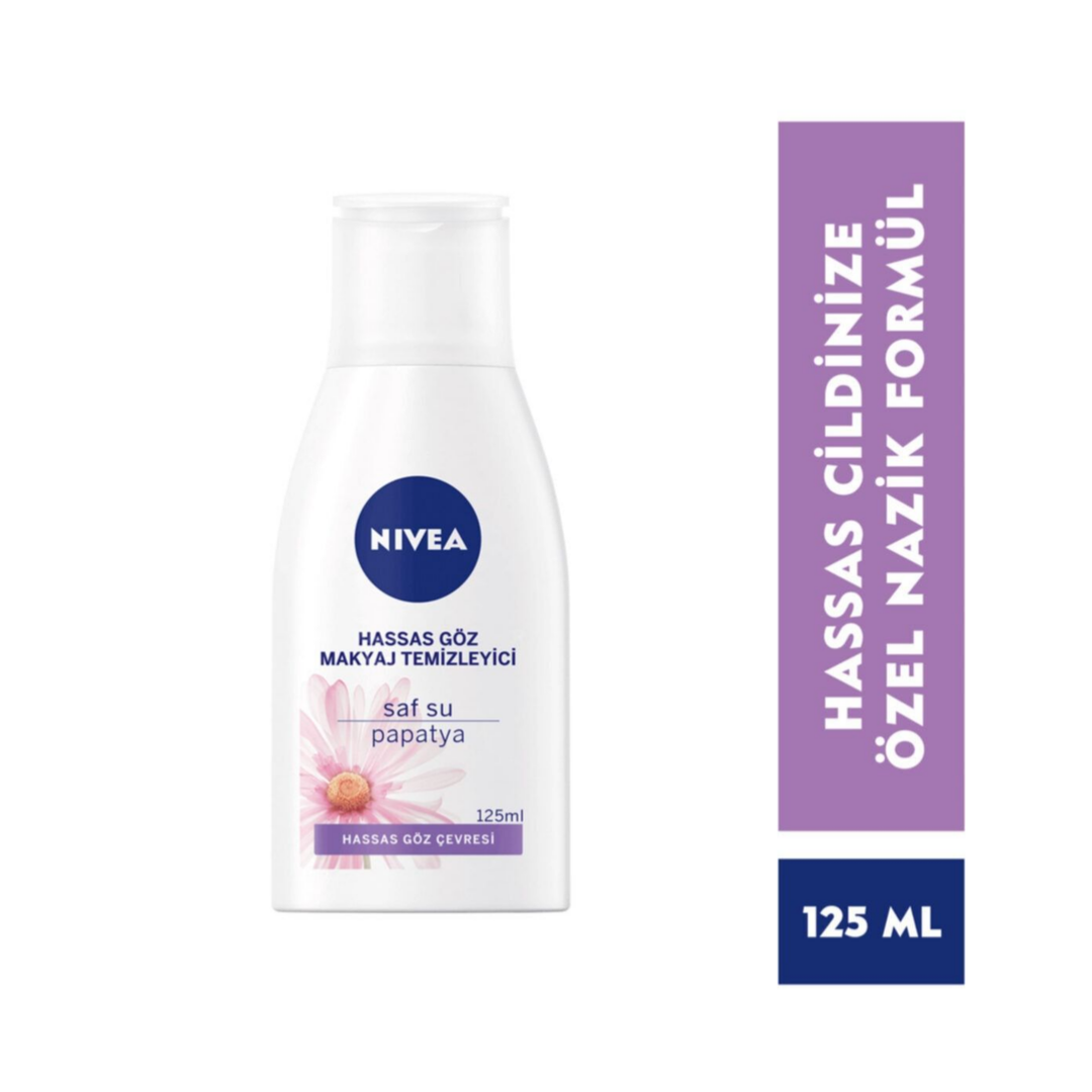 NİVEA HASSAS GÖZ MAKYAJ TEMİZLEYİCİ SAF SU PAPATYA 125 ML