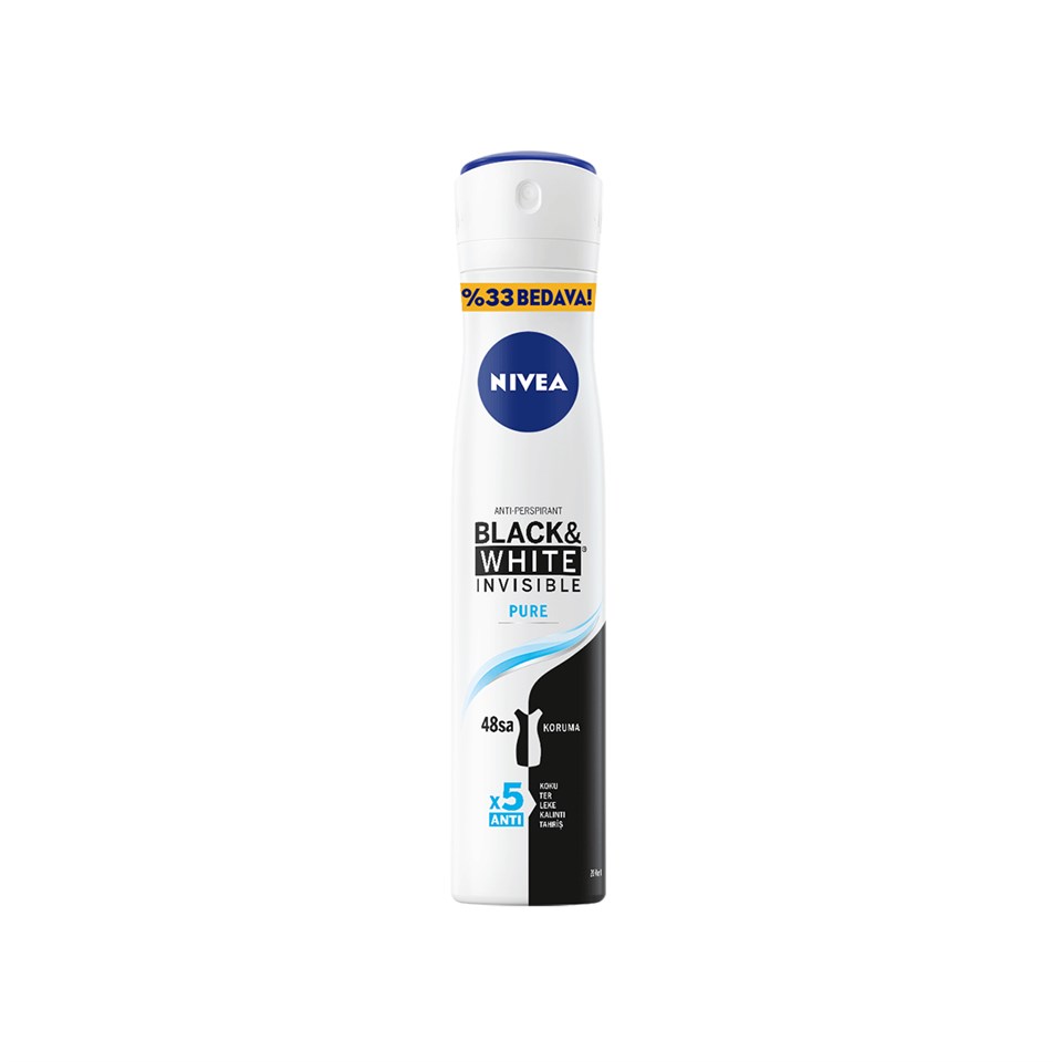 Nivea Kadın Deodorant Black and White Pure 200 ml