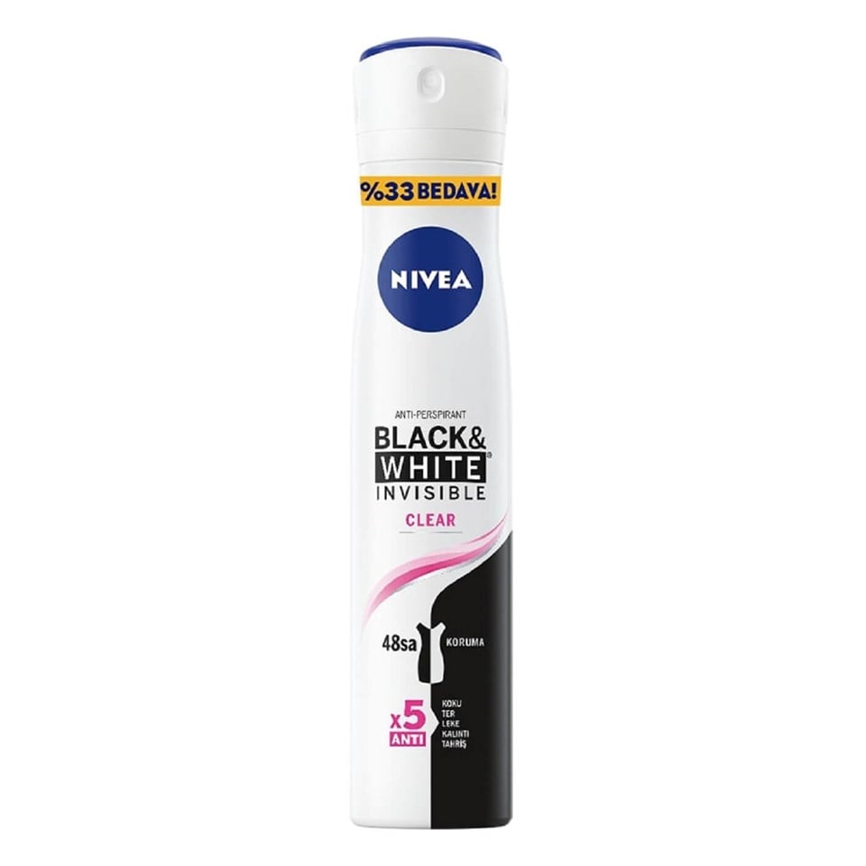 Nivea Kadın Deodorant Black and White Clear 200 ml