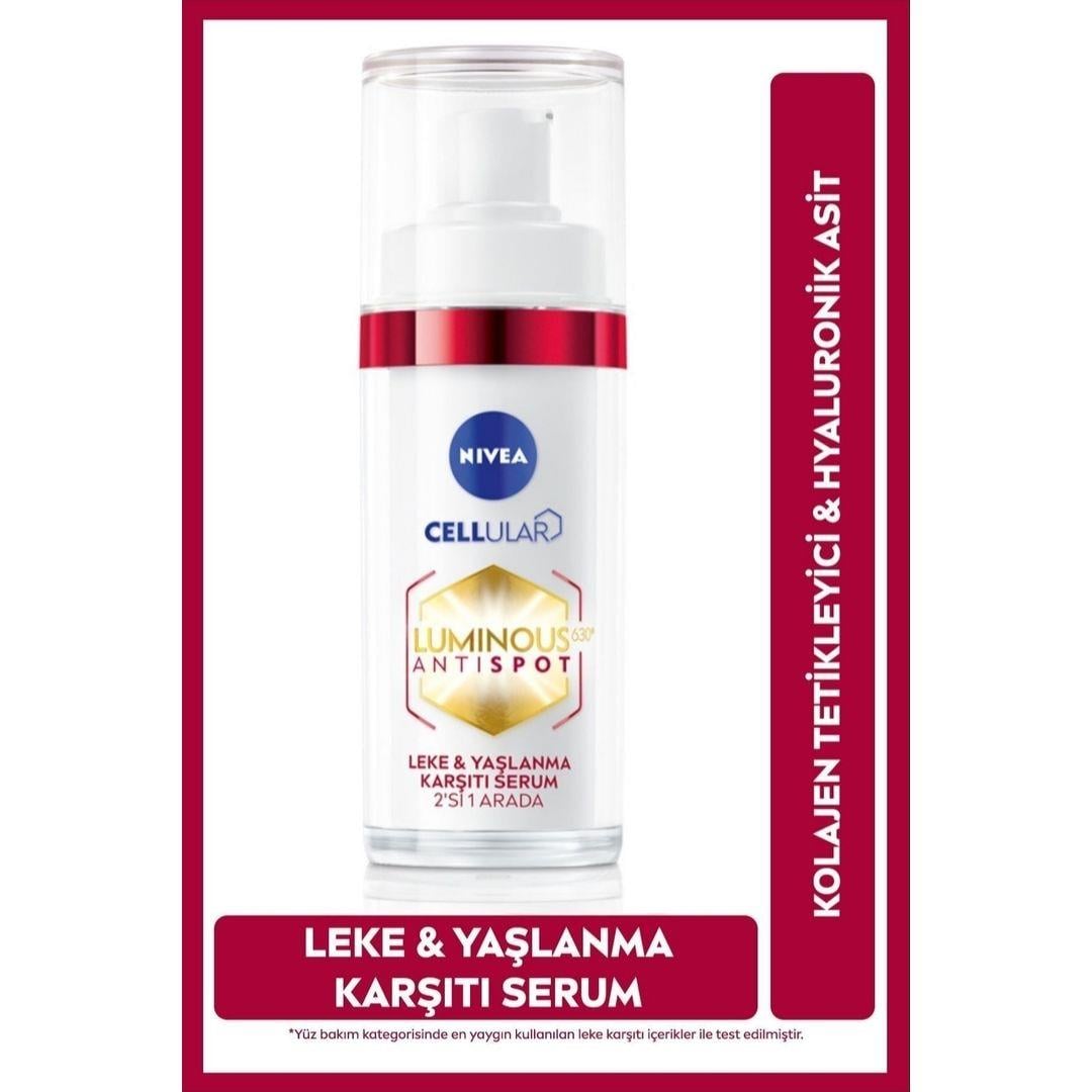 NIVEA Luminous630 Yüz Bakım Serumu Yaşlanma&leke 30 ml