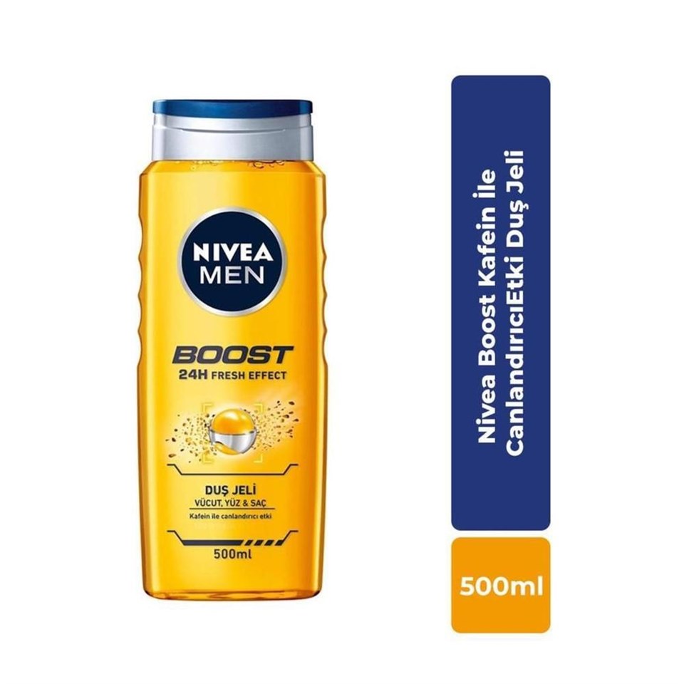 Nivea Men Boost Kahve Özlü Duş Jeli 500 Ml