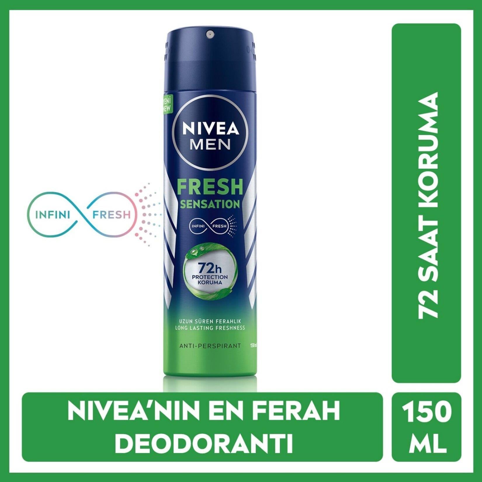 Nivea Men Fresh Sensation Sprey Deodorant 150ml