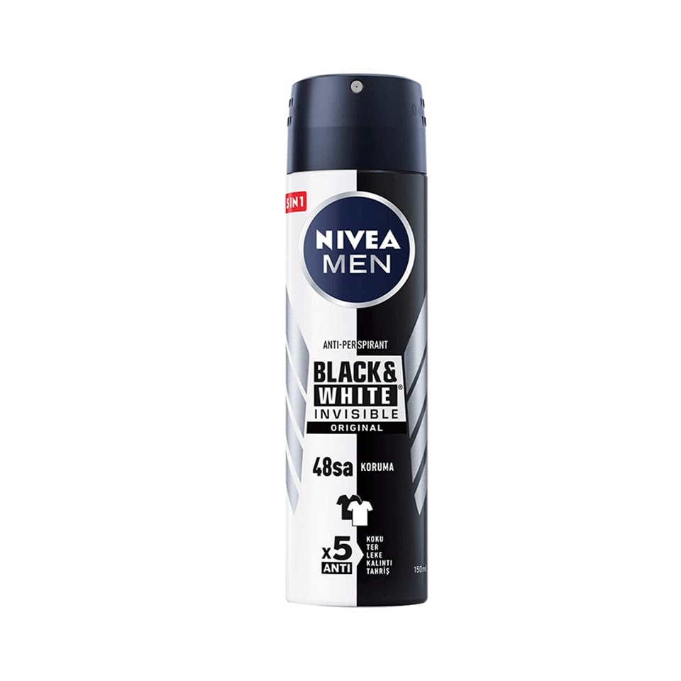 Nivea Men Invisible Black and White Power Erkek Deodorant 150 ml