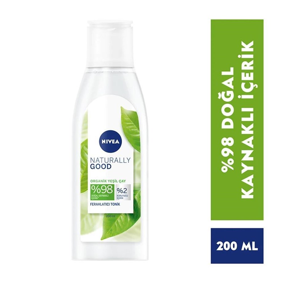 Nivea Naturally Good Organik Yeşil Çay İçeren Ferahlatıcı Tonik 200 ml