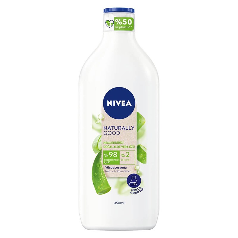 Nivea Naturally Good Vücut Losyonu Aloe Vera 350 ml