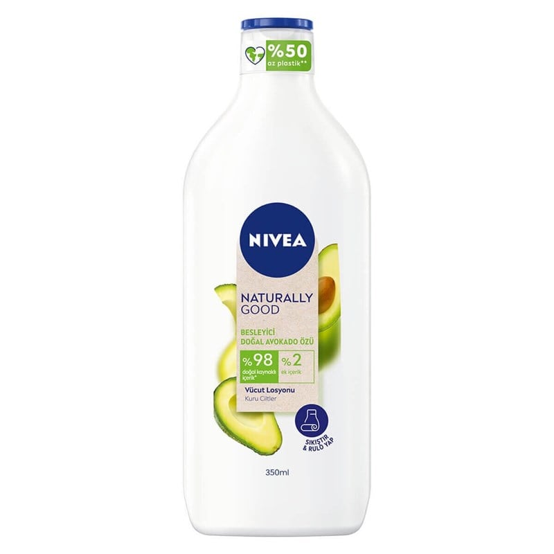 Nivea Naturally Good Vücut Losyonu Avokado 350 ml