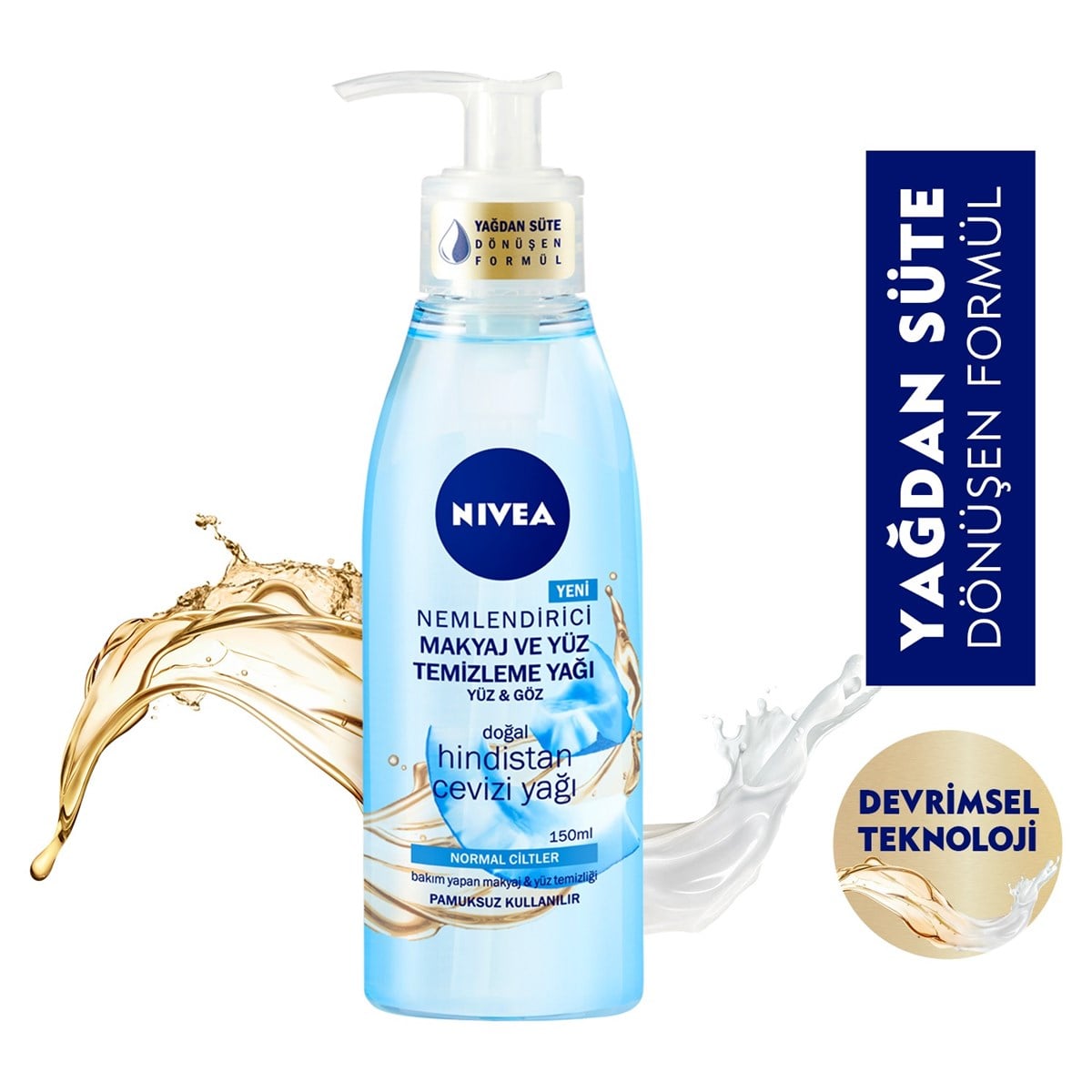 Nivea Nemlendirici Makyaj ve Yüz Temizleme Yağı 150 ml
