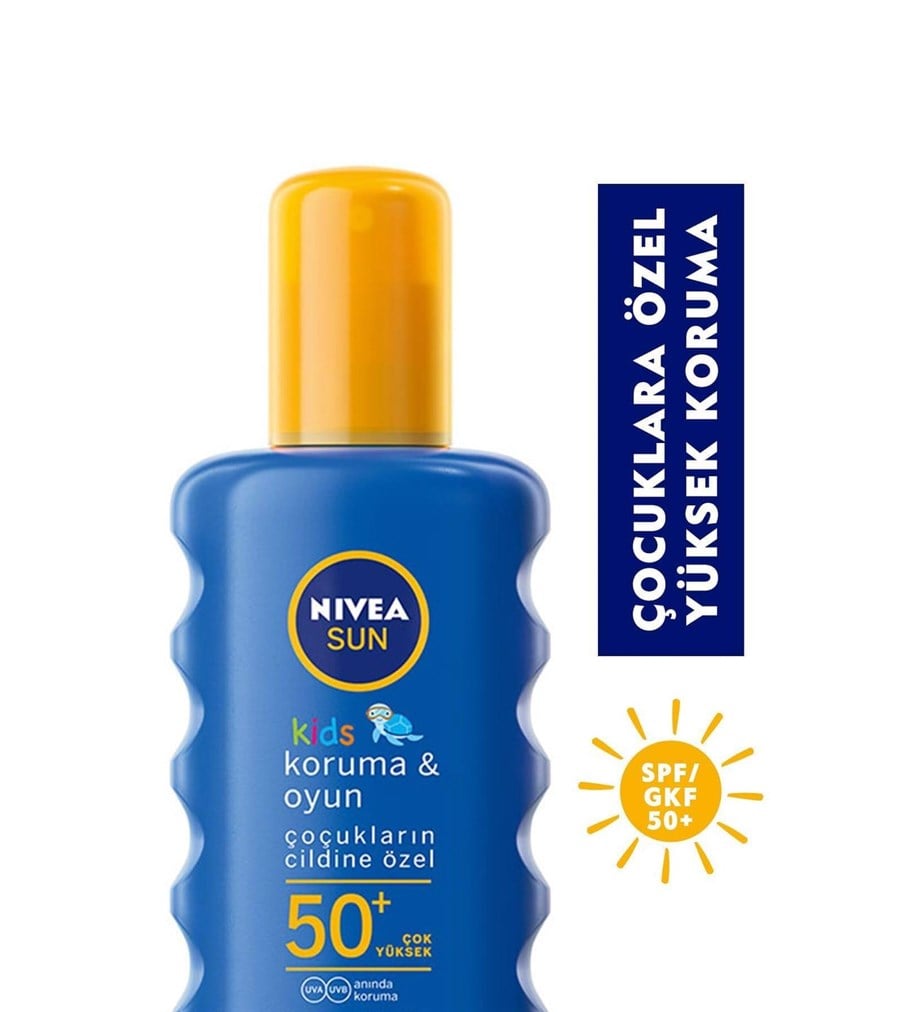Nivea Sun Çocuk SPF50+ Nemlendirici Güneş Spreyi 200 ml