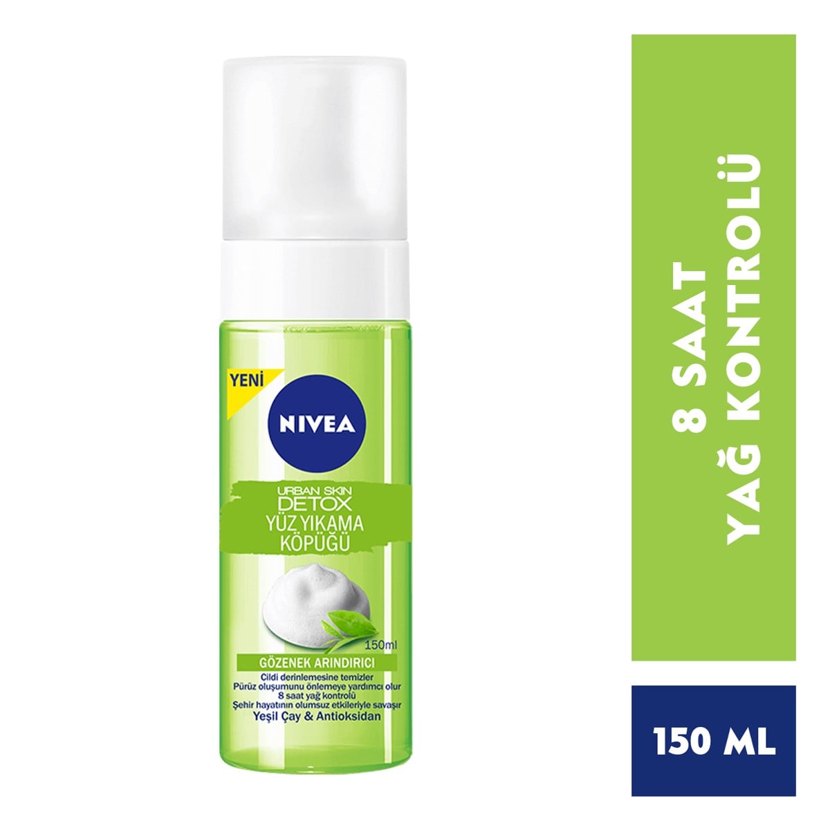 Nivea Urban Yüz Yıkama Köpüğü 150 ml