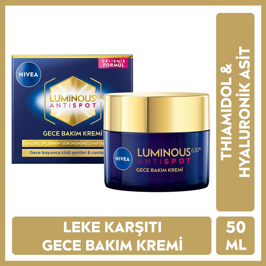 Nivea Visage Luminous630 Leke Karşıtı Gece Kremi 50 Ml
