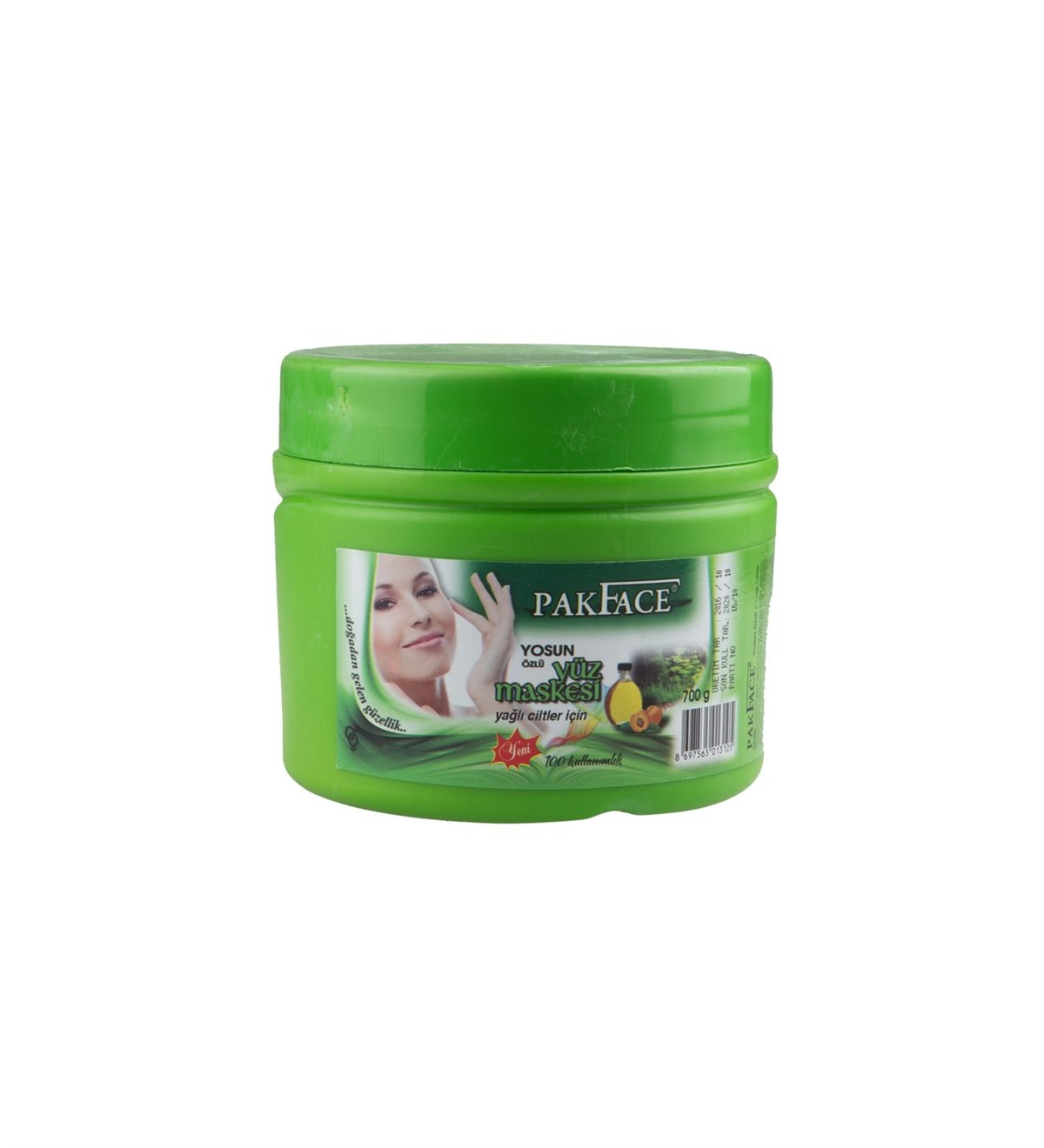 Pakface Yüz Maskesi Yosun Özlü 500 ML
