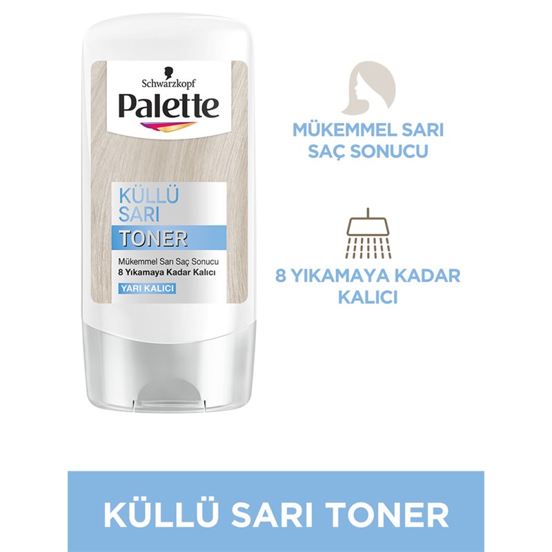 Palette Küllü Sarı Toner Yarı Kalıcı 150 ml
