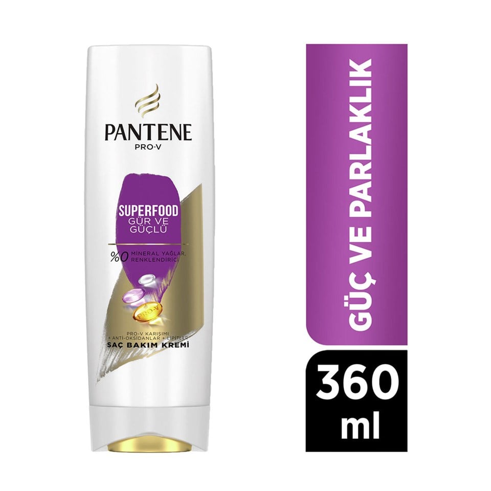 Pantene Superfood 470 ml Saç Bakım Kremi