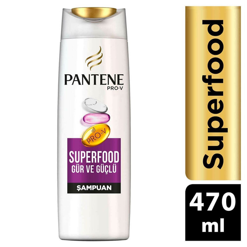 Pantene Superfood Şampuan 470 ml