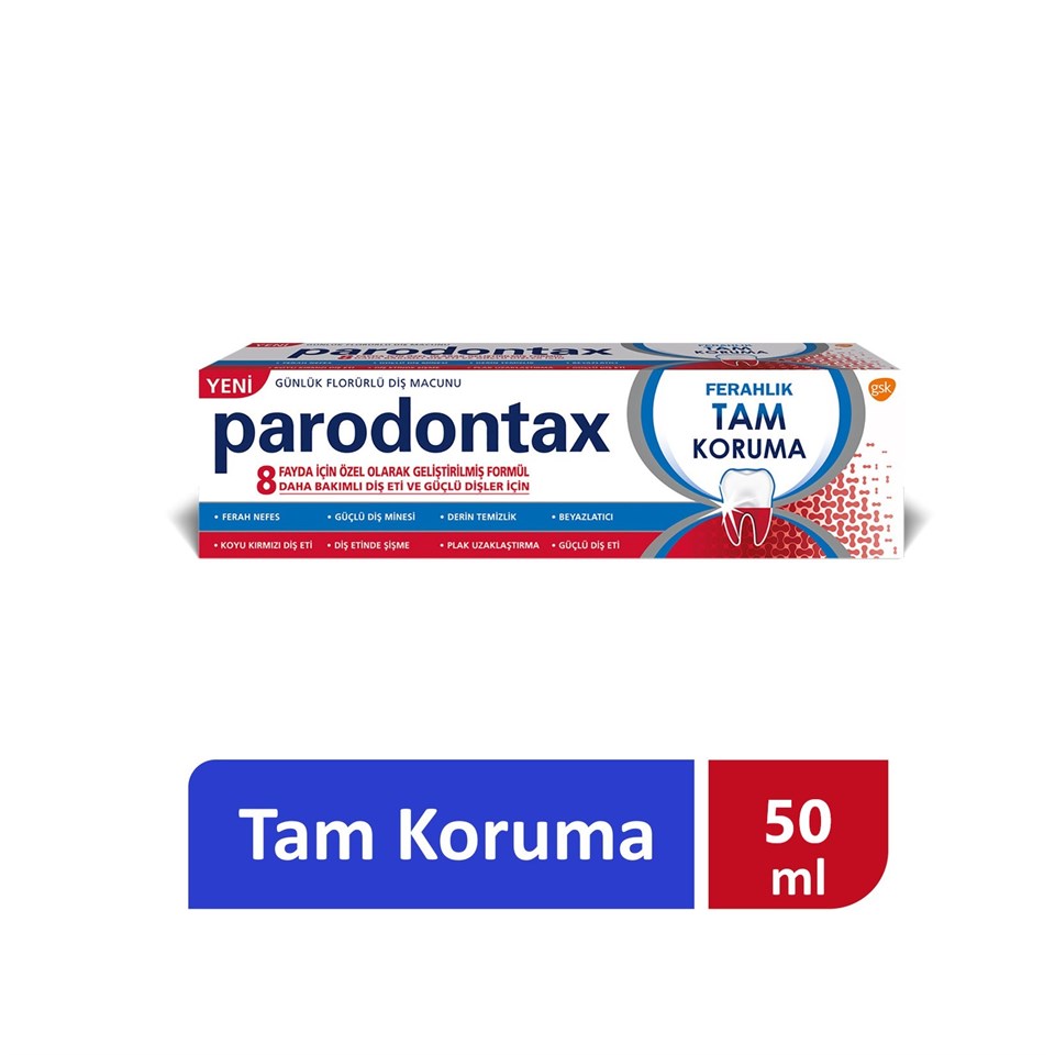 Parodontax Diş Macunu 50 ml Tam Koruma Ferahlık
