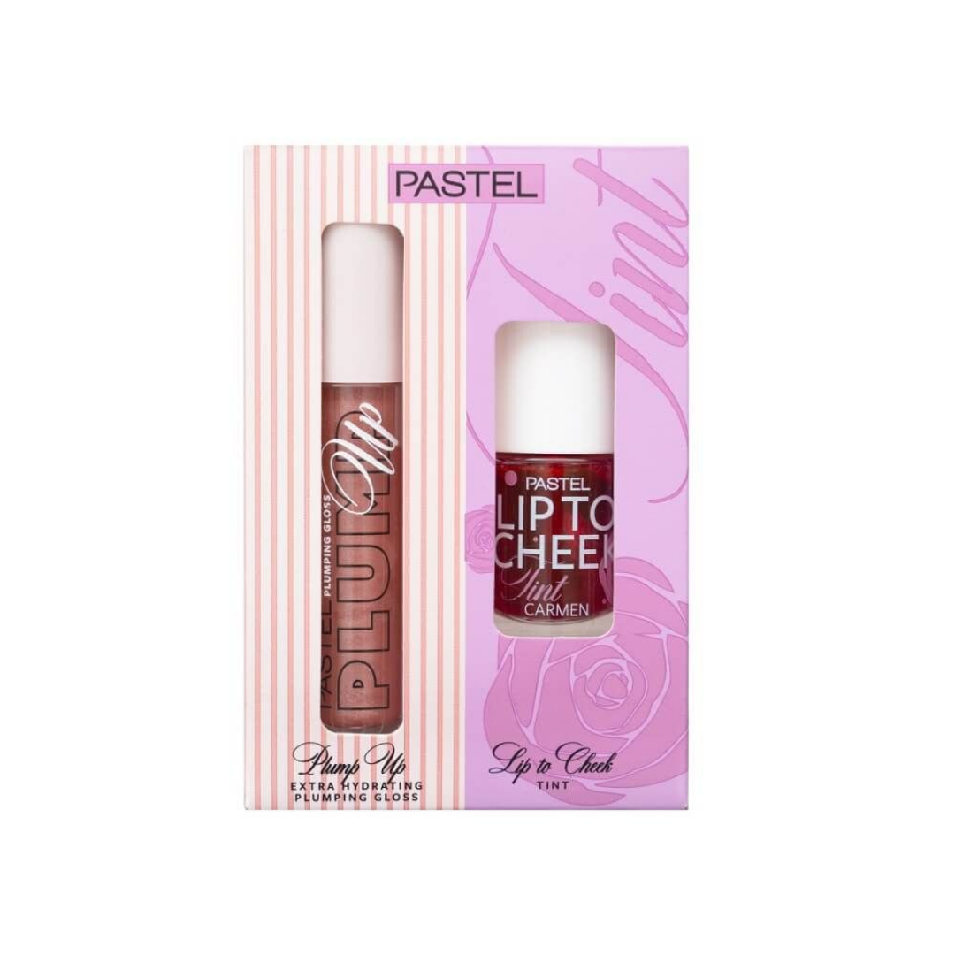 PastelPastel Plump Up Dolgunlaştıran Dudak Parlatıcısı 202 Loverdose + Lip To Cheek Tint Carmen