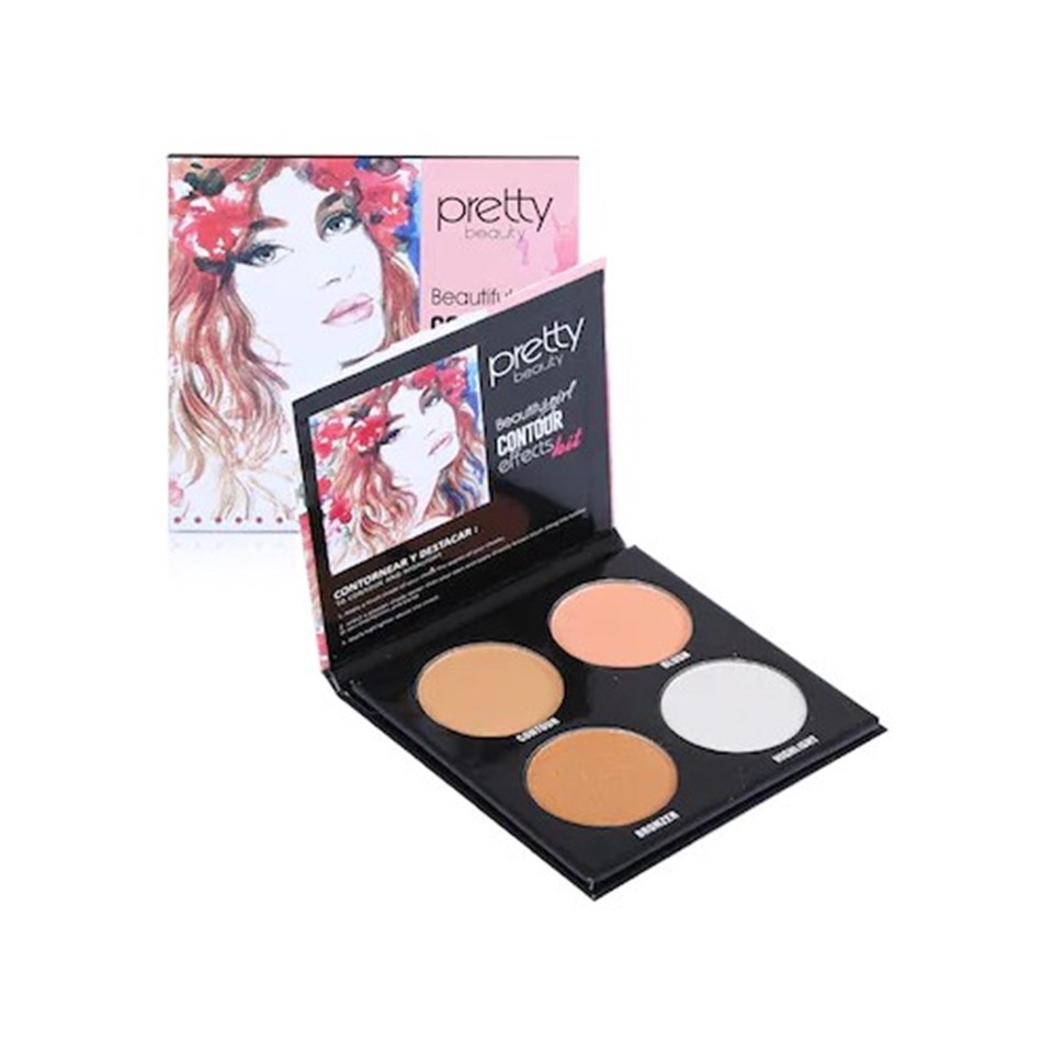 Pretty Beauty Contour Effects Blush &contour &highlight &bronzer