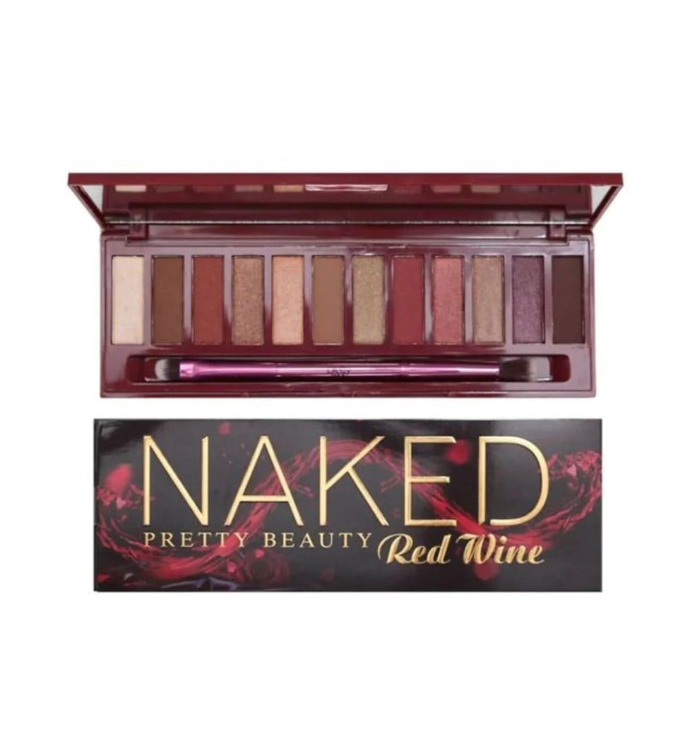 Pretty Beauty Naked Red Wine Far Paleti 12'li