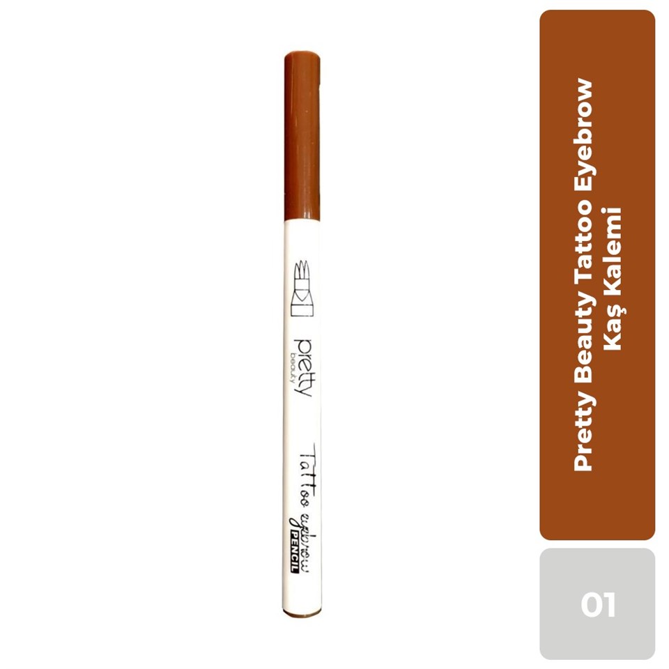 Pretty Beauty Tattoo Eyebrow Kaş Kalemi 01 Coffee