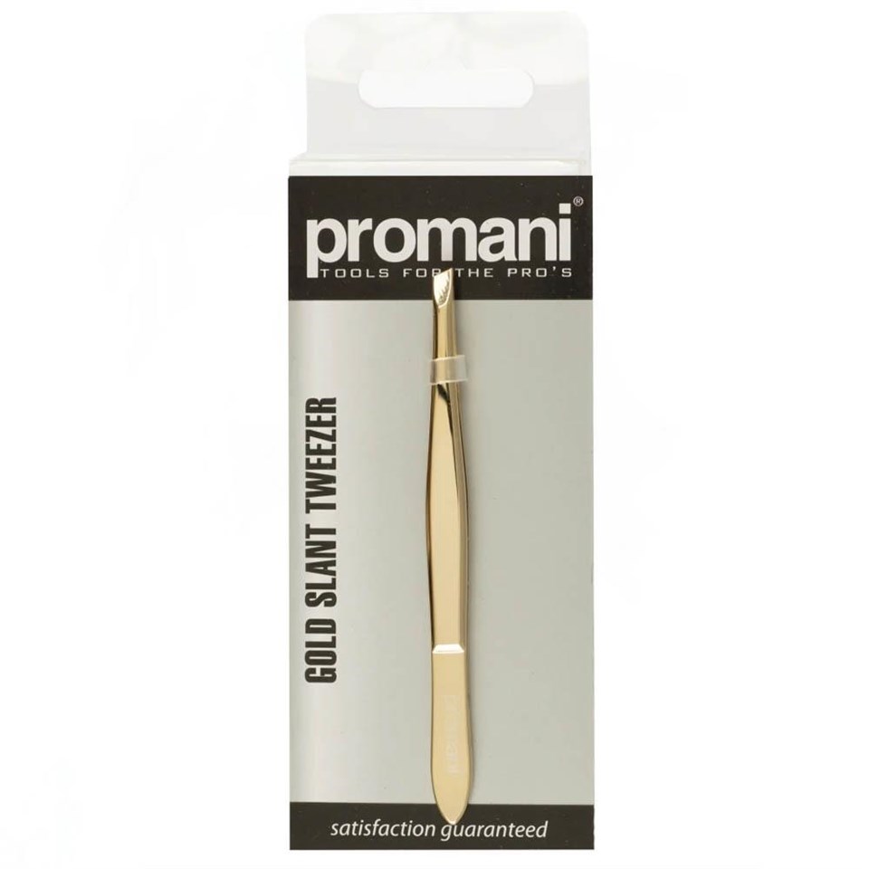 Promani Altın Eğik Uçlu Cımbız PR-923