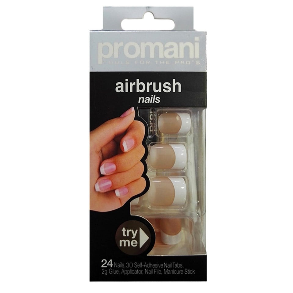 Promani Takma Tırnak French Moon Tip Bej 5009