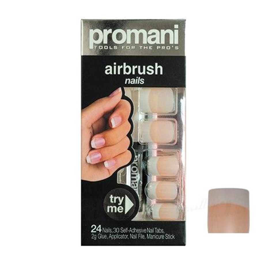 Promani Takma Tırnak Kalın French Pembe 5012