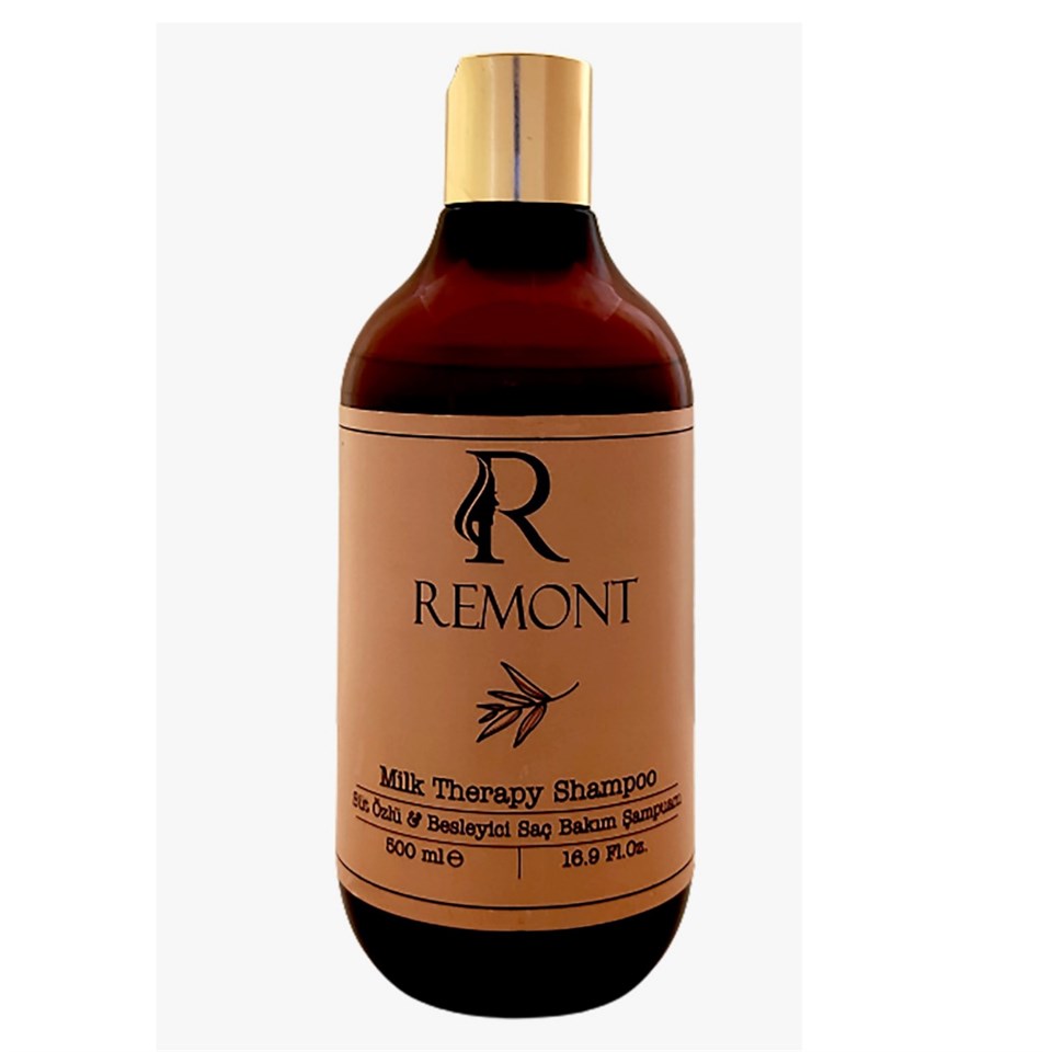 REMONT MİLK THERAPY SHAMPOO 1000 ML//SÜT ÖZLÜ BESLEYİCİ SAÇ BAKIM ŞAMPUANI  