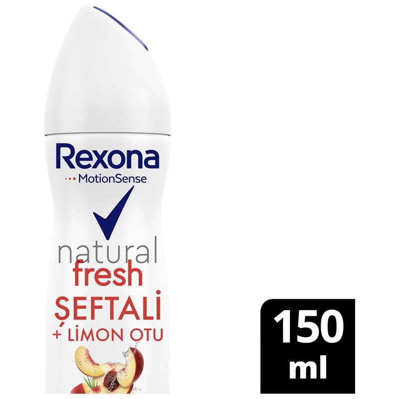 Rexona Natural Fresh Şeftali ve Limon Otu Kadın Deodorant 150ml