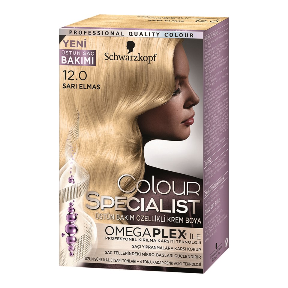 Schwarzkopf Colour Specialist Saç Boyası 12-0 Sarı Elmas