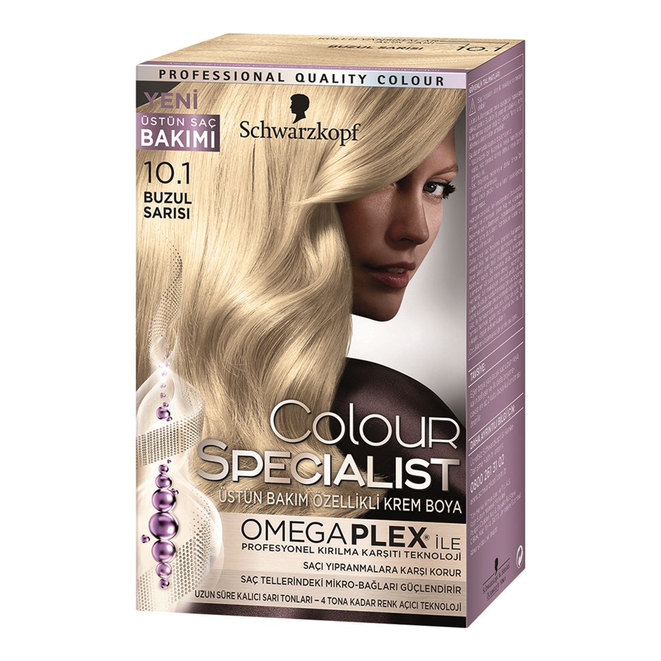 Schwarzkopf Colour Specialist Saç Boyası 10-1 Küllü Açık Sarı