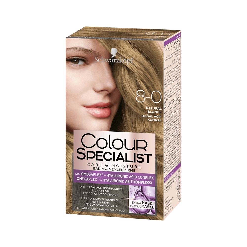 Schwarzkopf Colour Specialist Saç Boyası 8-0 Doğal Açık Kumral