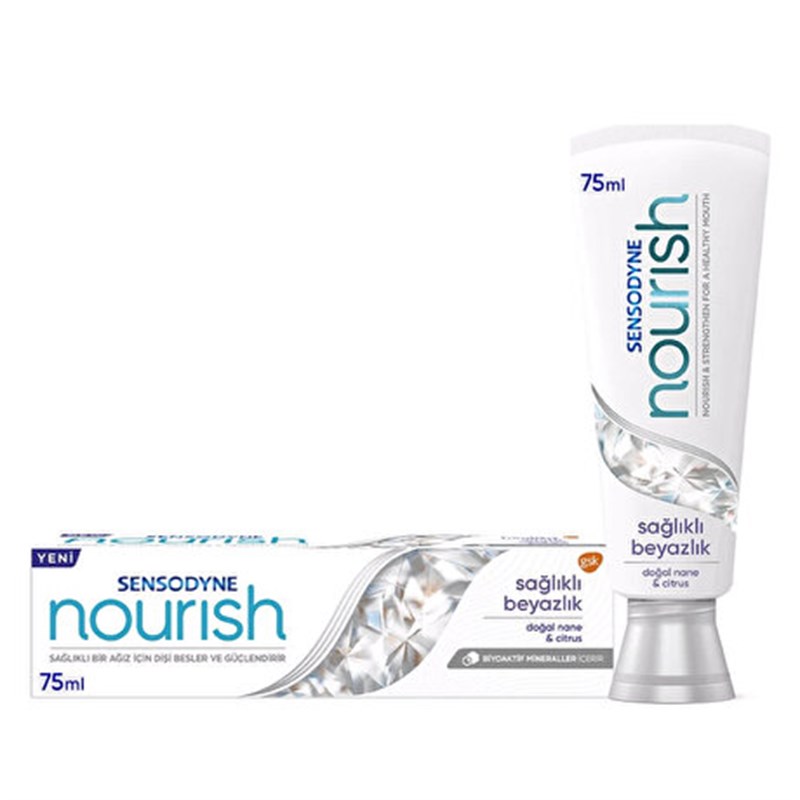Sensodyne Nourish Sağlıklı Beyazlık Diş Macunu 75ml