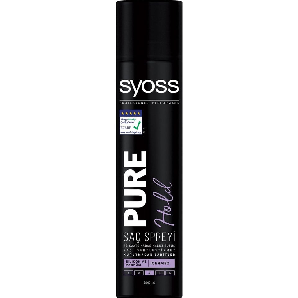 Syoss Pure Hold  300 ml Saç Spreyi