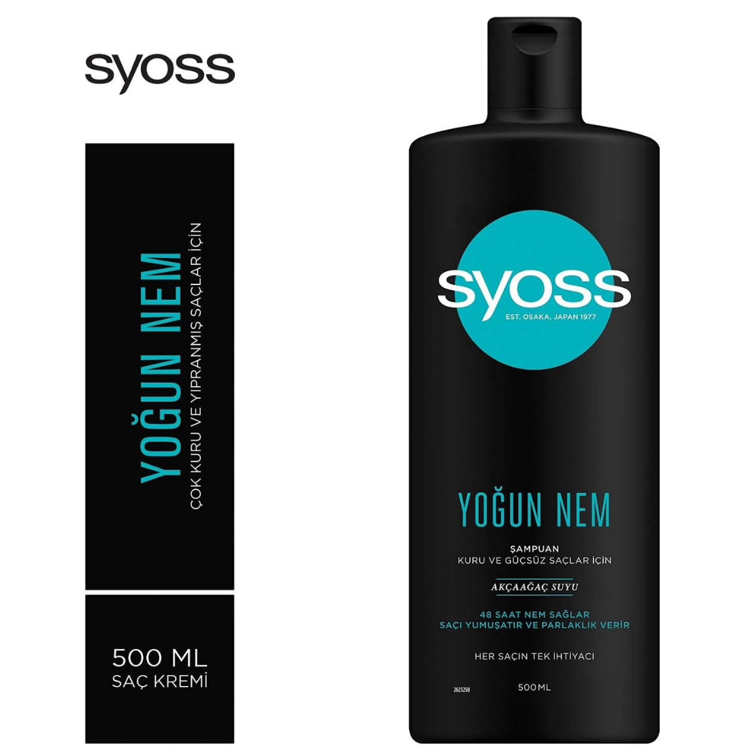 Syoss Yoğun Nem Şampuan 500 Ml Saç Bakım Şampuanı