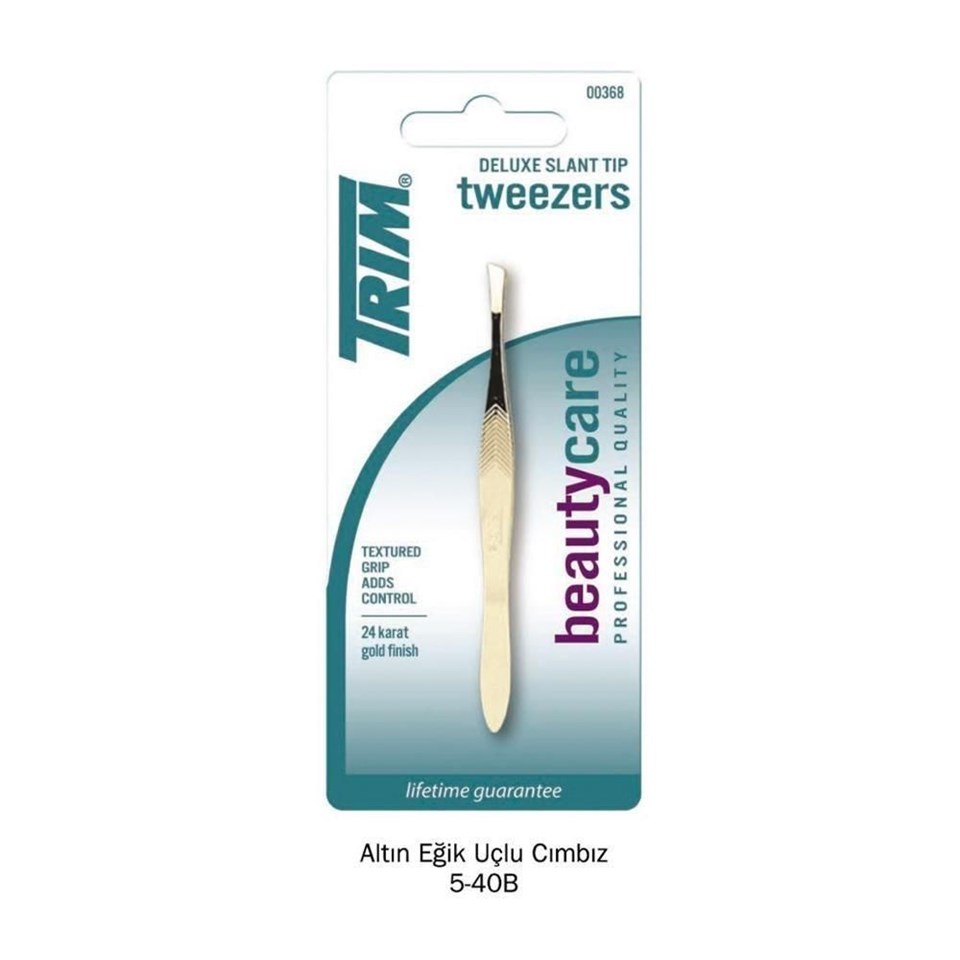 Trim Cımbız Altın Eğik Uçlu 00368