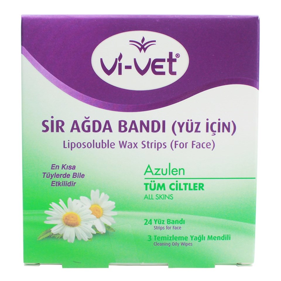 Vi-vet Yüz Sir Ağda Bantı 24'lü Azulen