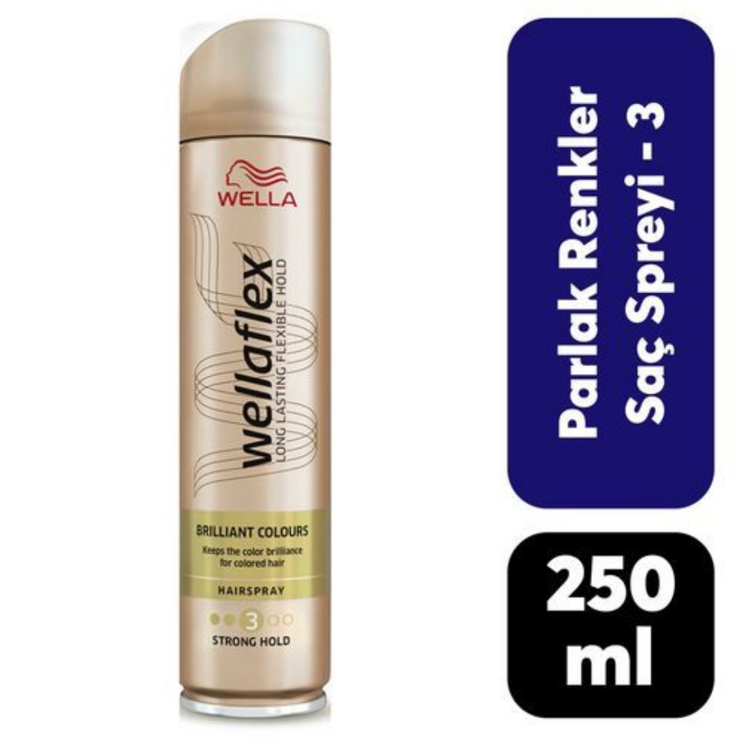 Wella Flex Parlak Renkler Brilliant 250 ml Saç Spreyi