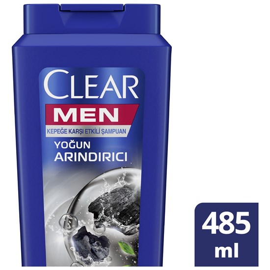 Clear Men Şampuan Yoğun Arındırıcı Kömür 485 ml, Altintepeshop.com'da En  Uygun Fiyatlar
