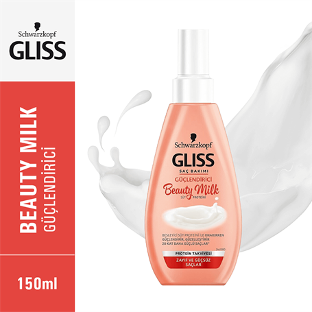 Gliss Güzelleştirici Güçlendirici Saç Bakım Sütü 150 ml,  Altintepeshop.com'da En Uygun Fiyatlar