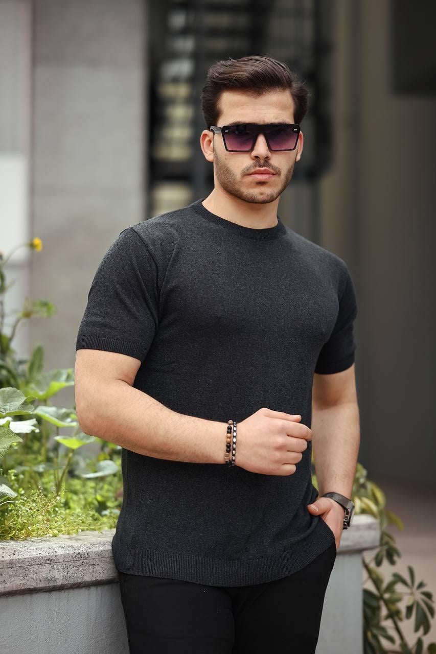 Füme Basic Örme Triko Tshirt