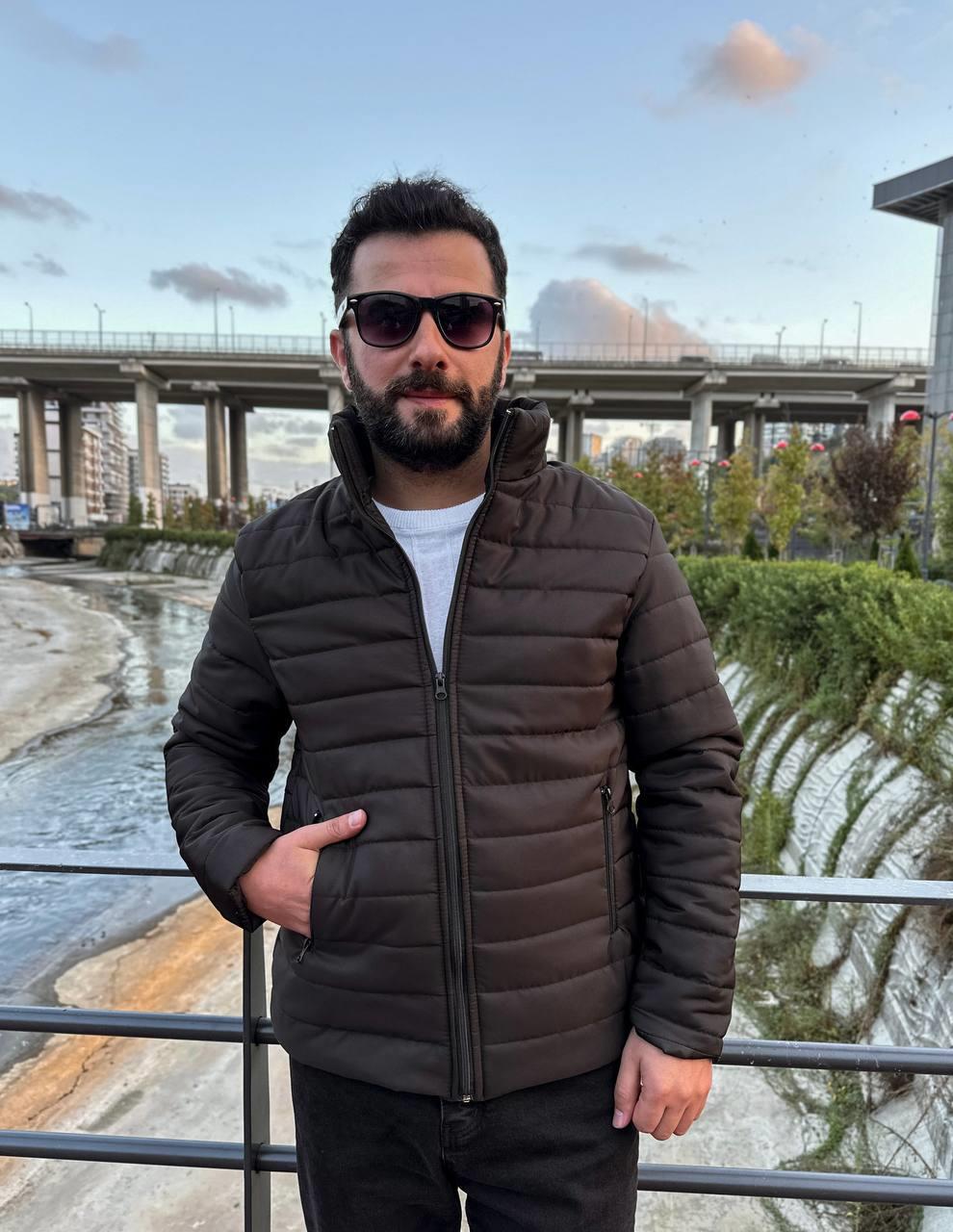 Siyah Şişme Mont