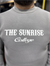 Gri 3 İplik Şardonlu Baskılı Sweatshirt