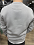 Gri 3 İplik Şardonlu Baskılı Sweatshirt